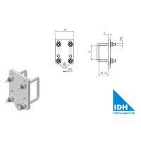 Montagesatz Sto&szlig;d&auml;mpfer 60x40 mm